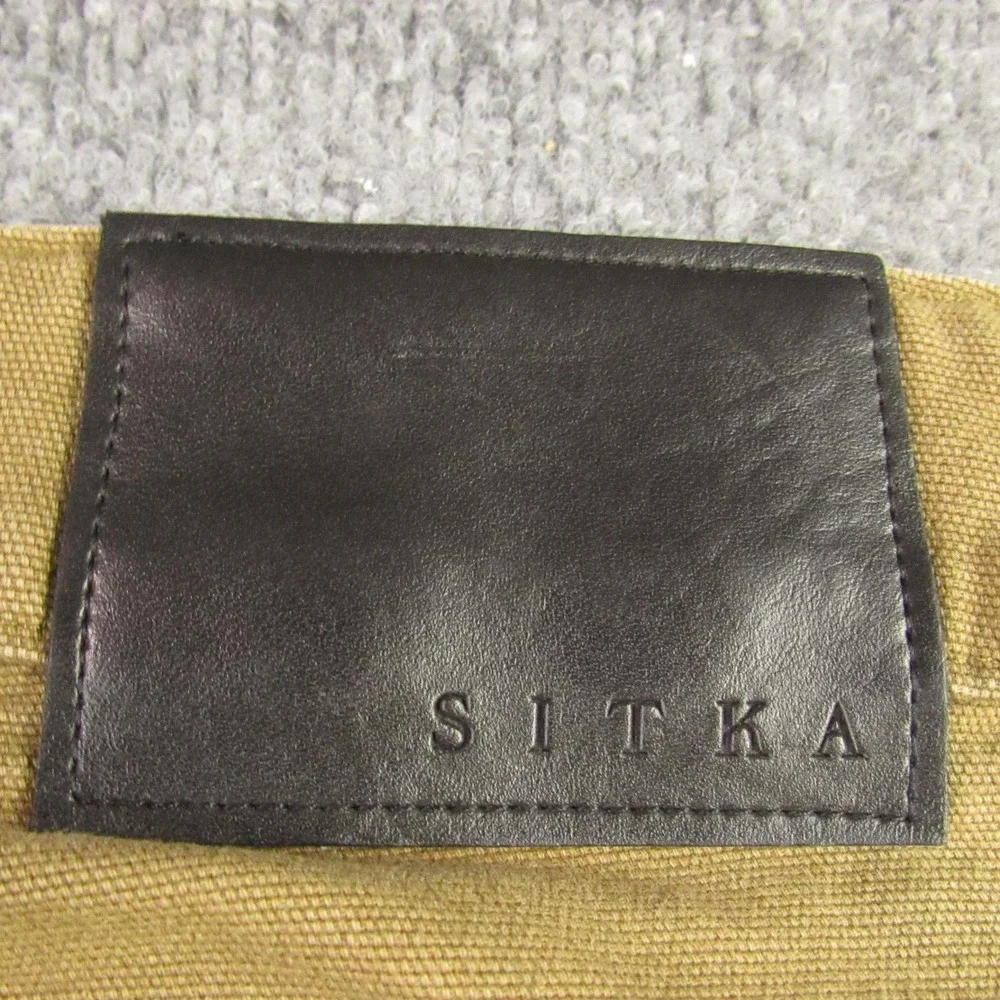 Sitka Gear Pant Mens 42x32 Harvester Brown Stretch Canvas Utility Hunting 600082